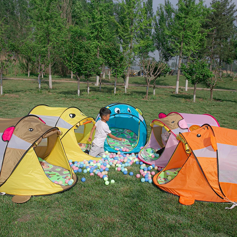 Детская Палатка Пляжная Палатка На Открытом Воздухе Игровая Палатка В помещении Ocean Ball Camp Солнцезащитный Крем От Комаров Ветрозащитная Игра Для Родителей и Детей Детская Игрушка 2