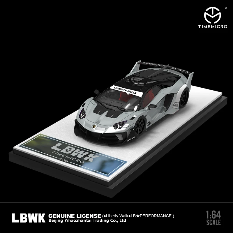 Коллекция миниатюрных моделей автомобилей TIME MICRO 1: 64 LBWK LP700 GTEVO, отлитых под давлением 2