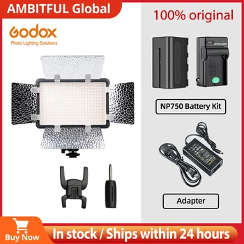 Godox LED308C II LED308 3300K-5600K Светодиодная Лампа для Видеосъемки DV Camcorder Camera + NP770 4400Ahm Аккумулятор и Зарядное устройство