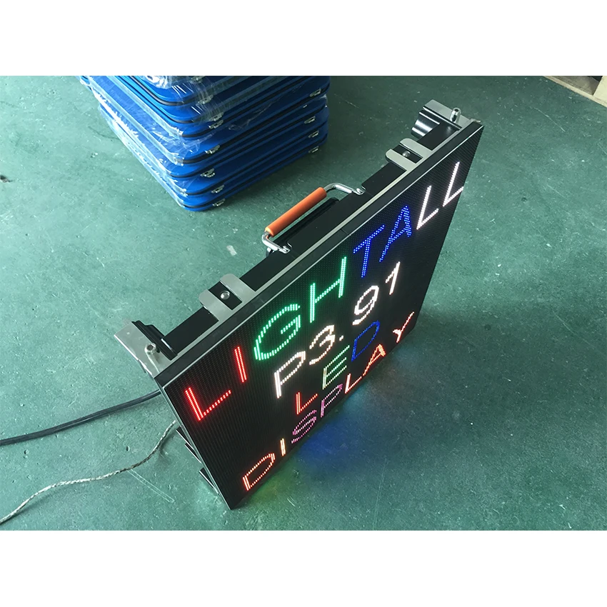 Открытый P3.91 светодиодный дисплей SMD1921 500*500 мм 16S 3в1 Водонепроницаемый IP65 128*128 Цифровой P4.81 полноцветный светодиодный матричный экран светодиодный знак 3