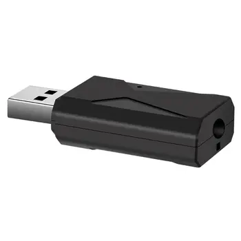 2 в 1 USB Bluetooth 5,0 Передатчик Приемник 3,5 мм Разъем Беспроводной Стерео Аудиоадаптер Громкой Связи Для Телевизора ПК Автомобильный Комплект AUX Беспроводной