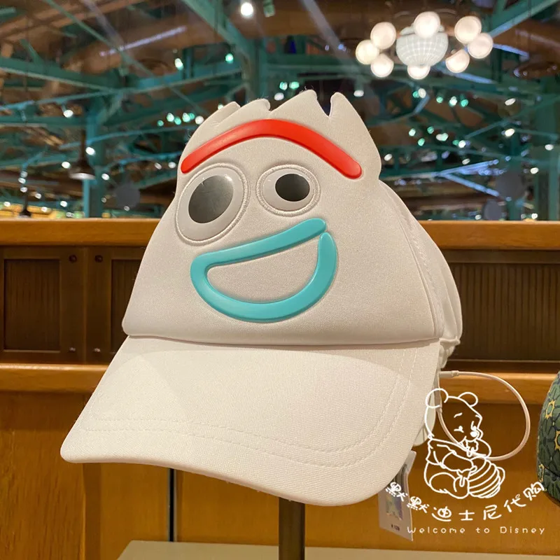 Шанхайская история игрушек Диснея, повседневная шляпа со смайликом и крестом, вилочная шляпа Wild с солнцезащитным кремом, подарок на день рождения ребенку 0