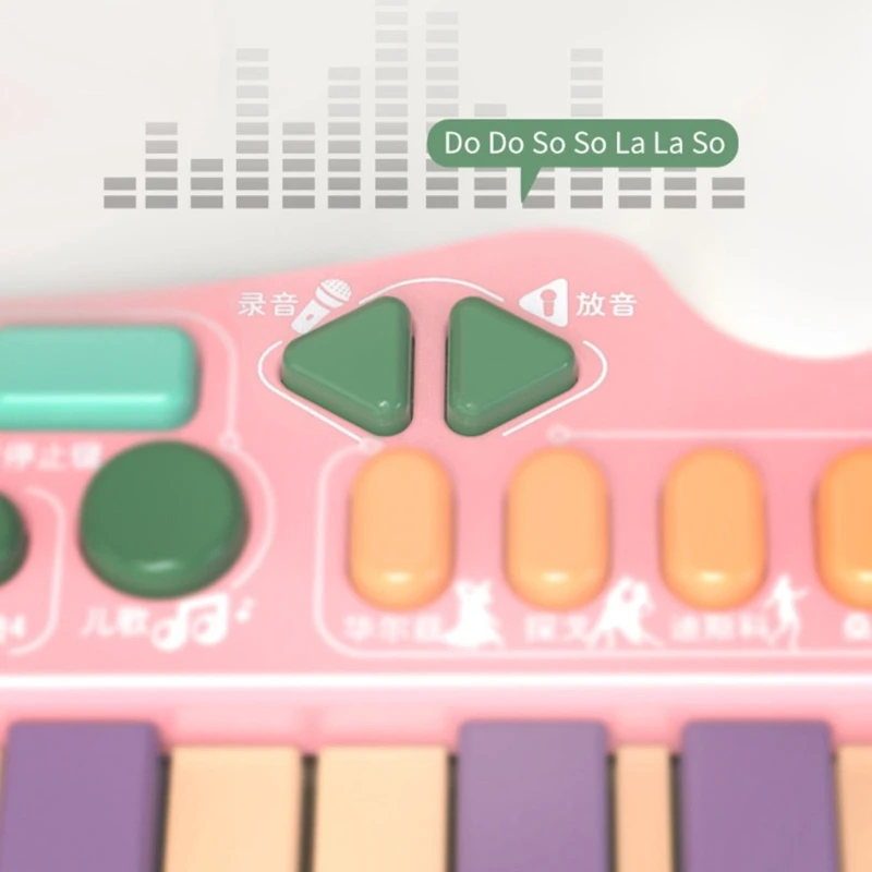 Клавиатура детского пианино Игрушка для детского пианино Музыкальная игра на фортепиано Обучающая игрушка с музыкальным освещением Музыкальный электронный орган Игрушка 3