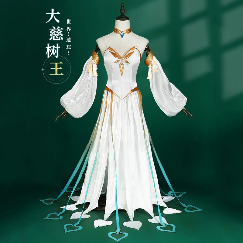 Genshin Impact Cos Greater Lord Рукхадевата коспали Tree King Nahida игровая одежда женский костюм R 2