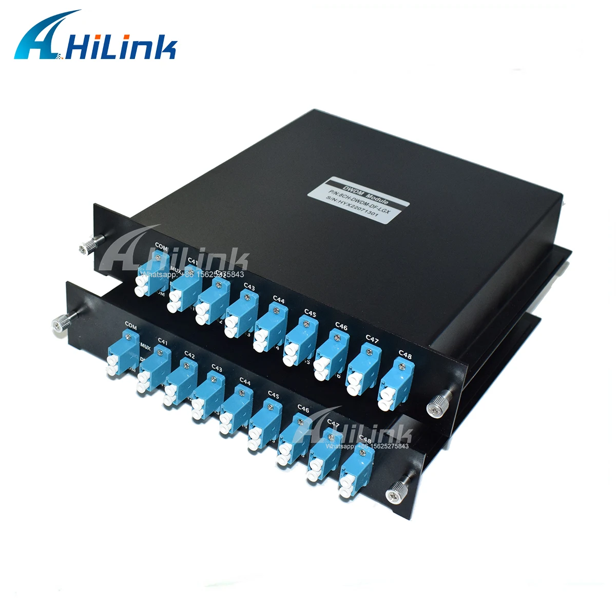 Hilink ABS box 8CH, 8 длин волн, Дуплексное волокно с модулем DWDM LC-UPC/APC 100 ГГц MUX/DEMUX 3