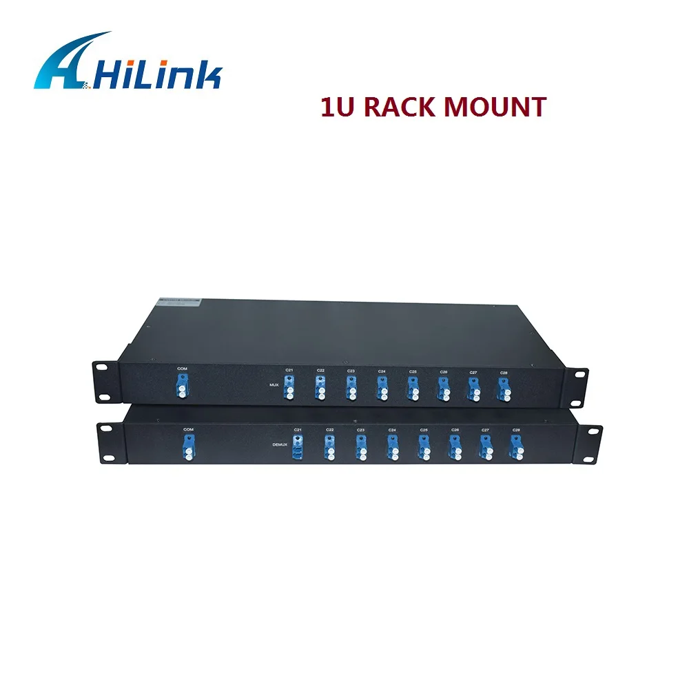 Hilink ABS box 8CH, 8 длин волн, Дуплексное волокно с модулем DWDM LC-UPC/APC 100 ГГц MUX/DEMUX 4