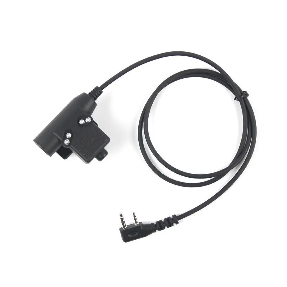 U94 Штекер кабеля PTT, адаптер гарнитуры для портативной рации HYT Kenwood Baofeng UV-5R H777 1