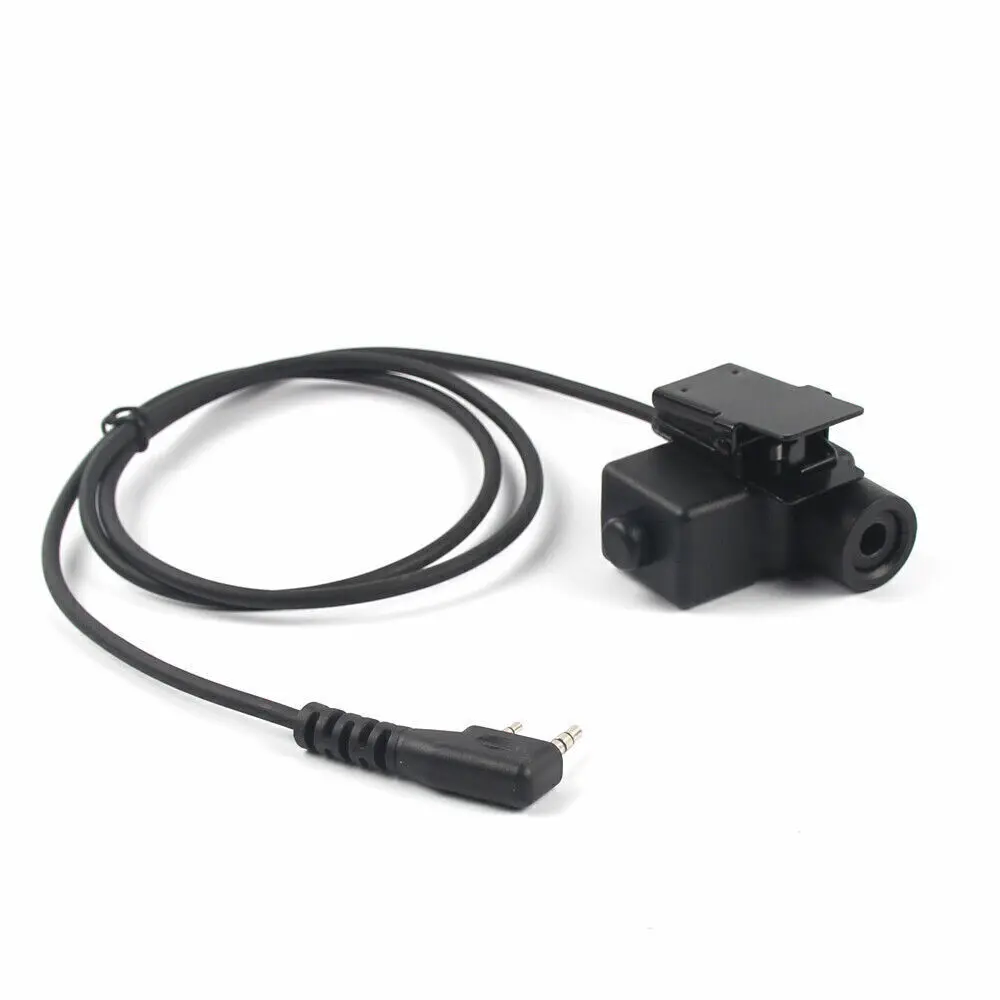 U94 Штекер кабеля PTT, адаптер гарнитуры для портативной рации HYT Kenwood Baofeng UV-5R H777 2
