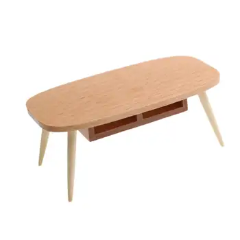 Мебель для кукольного домика 1:12, Миниатюрный Современный приставной столик, Чайный столик, настольная Мини-игрушка