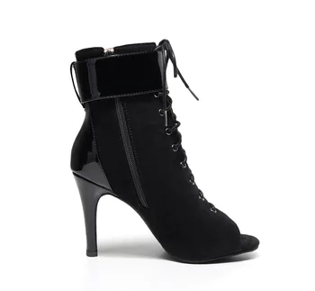 Черные 7-сантиметровые танцевальные ботинки для вечеринок, пикантная женская обувь, бесплатная доставка, танцевальные туфли на высоком каблуке для стриптиза, джазовая сцена у шеста, лето 2023 г.
