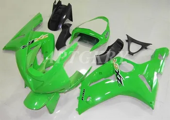 Новый комплект обтекателя мотоцикла из АБС-пластика, пригодный для Kawasaki Ninja ZX6R 636 ZX-6R 2003 2004 Комплект кузова на Заказ зеленого цвета