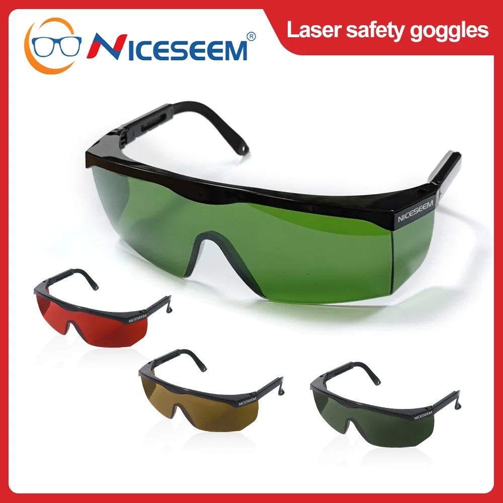 Лазерная указка Защитные линзы Очки Защитные очки для глаз Очки ND YAG 1064 нм 532 нм Синий красный Зеленый свет ИК УФ IPL Волосы 0