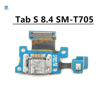 Разъем USB-порта для зарядки, разъем для док-станции для зарядки, гибкий кабель для Samsung Galaxy Tab S 8.4 T705 SM-T705