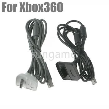 10 шт. для Xbox 360, USB-кабель для зарядки, беспроводной игровой контроллер, геймпад, джойстик, блок питания