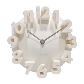 3D Трехмерные креативные настенные часы Round Circle Art Digital Современный дизайн Немое украшение гостиной Украшение дома