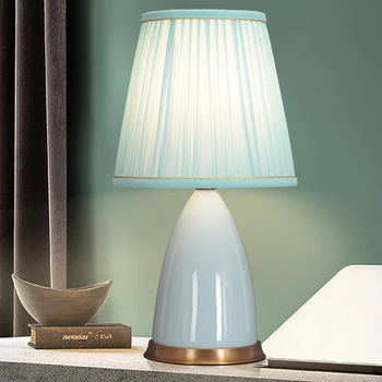 Настольная лампа TEMAR Ceramics LED, современные креативные настольные лампы с регулируемой яркостью, декор для дома, гостиной, прикроватной тумбочки в спальне