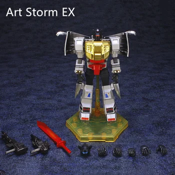 Оригинальная металлическая фигурка робота-трансформера Storm EX Динозавр Гримлок с коробкой