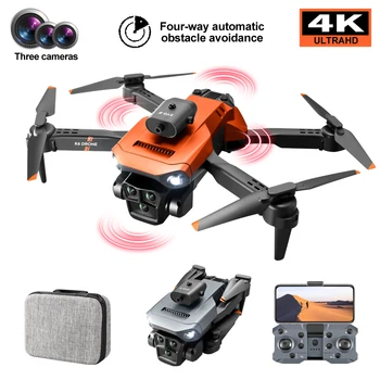 K6 MAX Drone 4K Professional С тремя камерами, оптической локализацией потока, четырехсторонним обходом препятствий, Радиоуправляемый квадрокоптер, игрушки-вертолеты