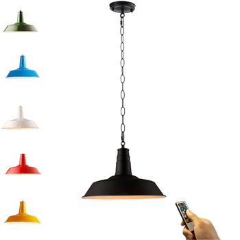 1 ШТ. подвесной светильник на батарейках с зонтичным абажуром Винтажный дизайн Подвесной светильник с регулируемой яркостью для чердака