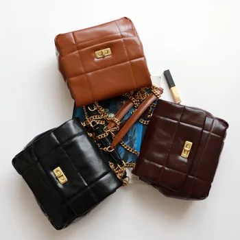 Женская сумка из натуральной кожи, роскошная дизайнерская сумка, кошелек, модный бренд, сумка для тофу через плечо для женщин, сумки-мессенджеры