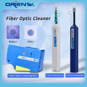 Высококачественные Портативные волоконно-оптические Инструменты для очистки разъемов Orientek SC / FC / LC / ST One Click Cleaner, Чистящая Кассета