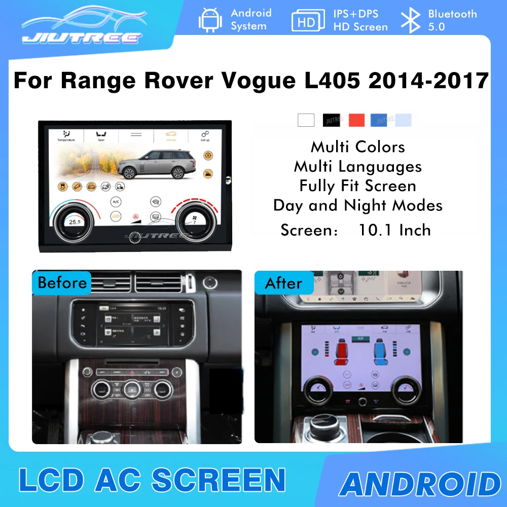 Панель переменного тока для Range Rover Vogue L405 2014 2015-2017 с сенсорным ЖК-дисплеем HD для контроля состояния климатической панели 1280*720 0
