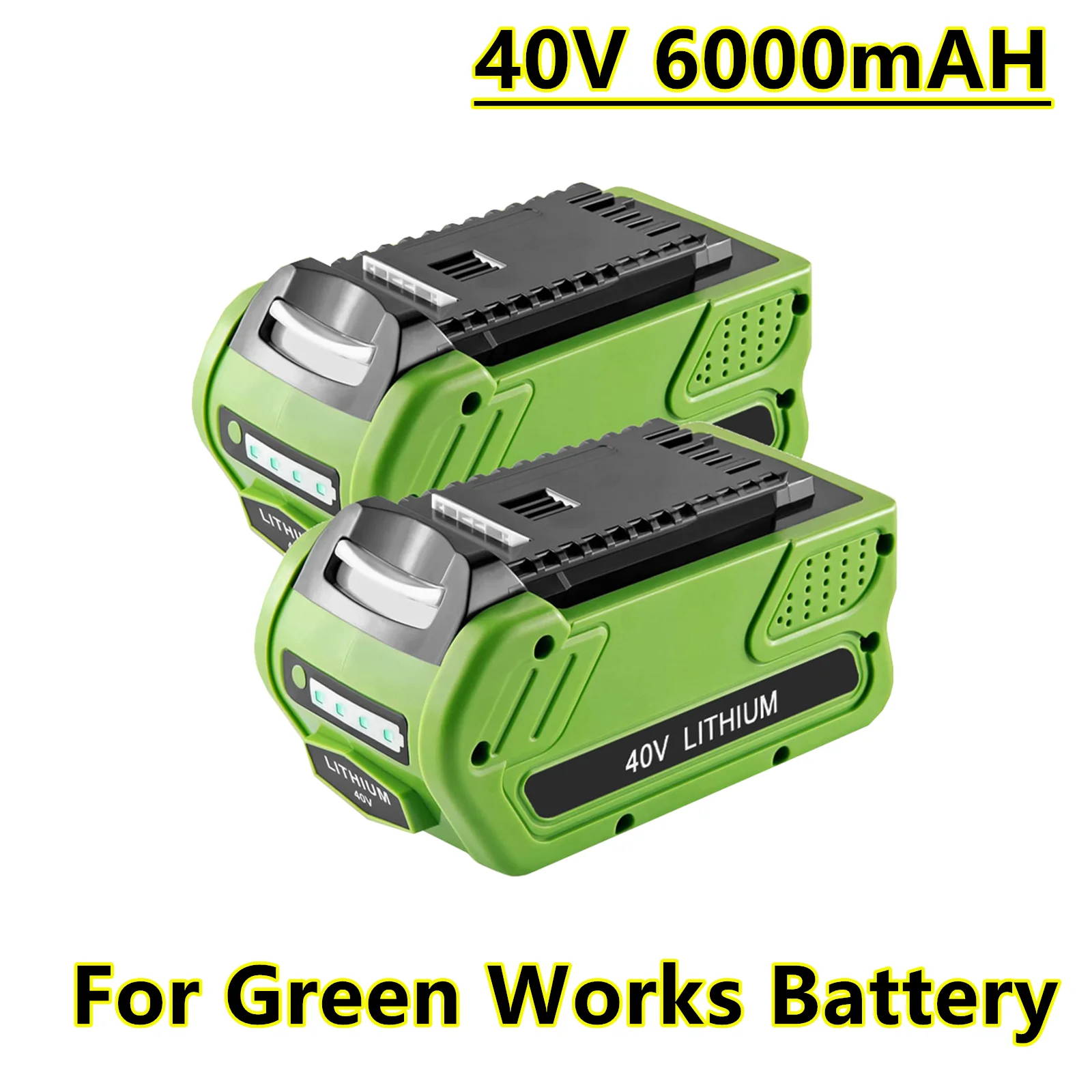 LEFEIYI 40V 6000mAh Аккумуляторная Батарея Для Creabest 40V 200W GreenWorks 29462 29472 22272 G-MAX GMAX Battery 1