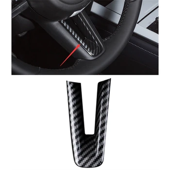 для Mazda Cx30 Cx-30 Cx 30 2019 2020 Аксессуары для интерьера Отделка рулевого колеса Декоративная Рамка Пластиковая накладка