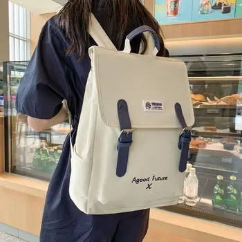 Qyahlybz, женская школьная сумка, женские сумки через плечо для колледжа, женский рюкзак большой емкости для учащихся младших классов средней школы