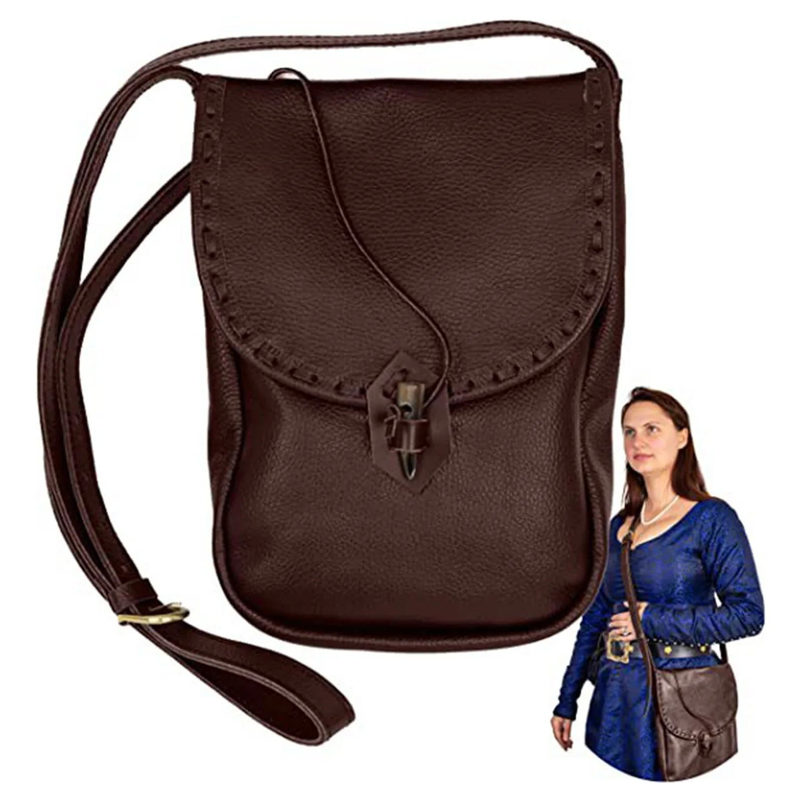 Модная новая Средневековая поясная сумка, Аксессуары для женской одежды, сумка через плечо, Винтажные седла, сумка-мессенджер, Женская сумка 4
