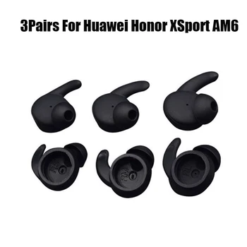 3 пары Для Huawei Honor XSport AM6 Bluetooth-Гарнитура, Наушники-Вкладыши, Силиконовый Чехол Для наушников, Противоскользящие Сменные Вкладыши