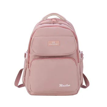 школьные сумки для подростков, студенческий рюкзак для девочек, женский нейлоновый Корейский школьный рюкзак