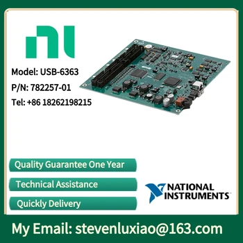 NI USB-6363 782257-01 32-канальный AI (16 бит, 2 МС/с), 4-канальный AO (2,86 МС/с), 48-канальный DIO, многофункциональное устройство ввода-вывода USB