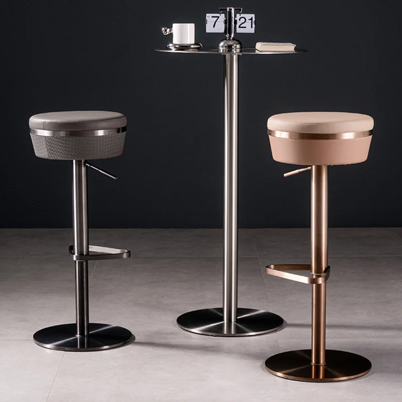 Вращающиеся Кухонные обеденные стулья в скандинавском стиле, дизайн гостиной, Передвижные обеденные стулья, мебель для гостиной Cadeira, YX50DC 2