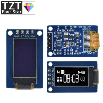 TZT 0,78 дюймовый OLED-Дисплей Модуль ЖК-экрана 0,78 