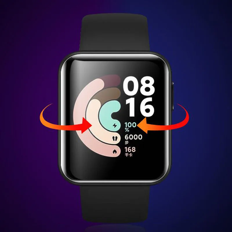 5 шт. Мягкая прозрачная защитная пленка из ТПУ для realme Watch Sport Smartwatch LCD Полноэкранная защитная крышка, Аксессуары для защиты 2