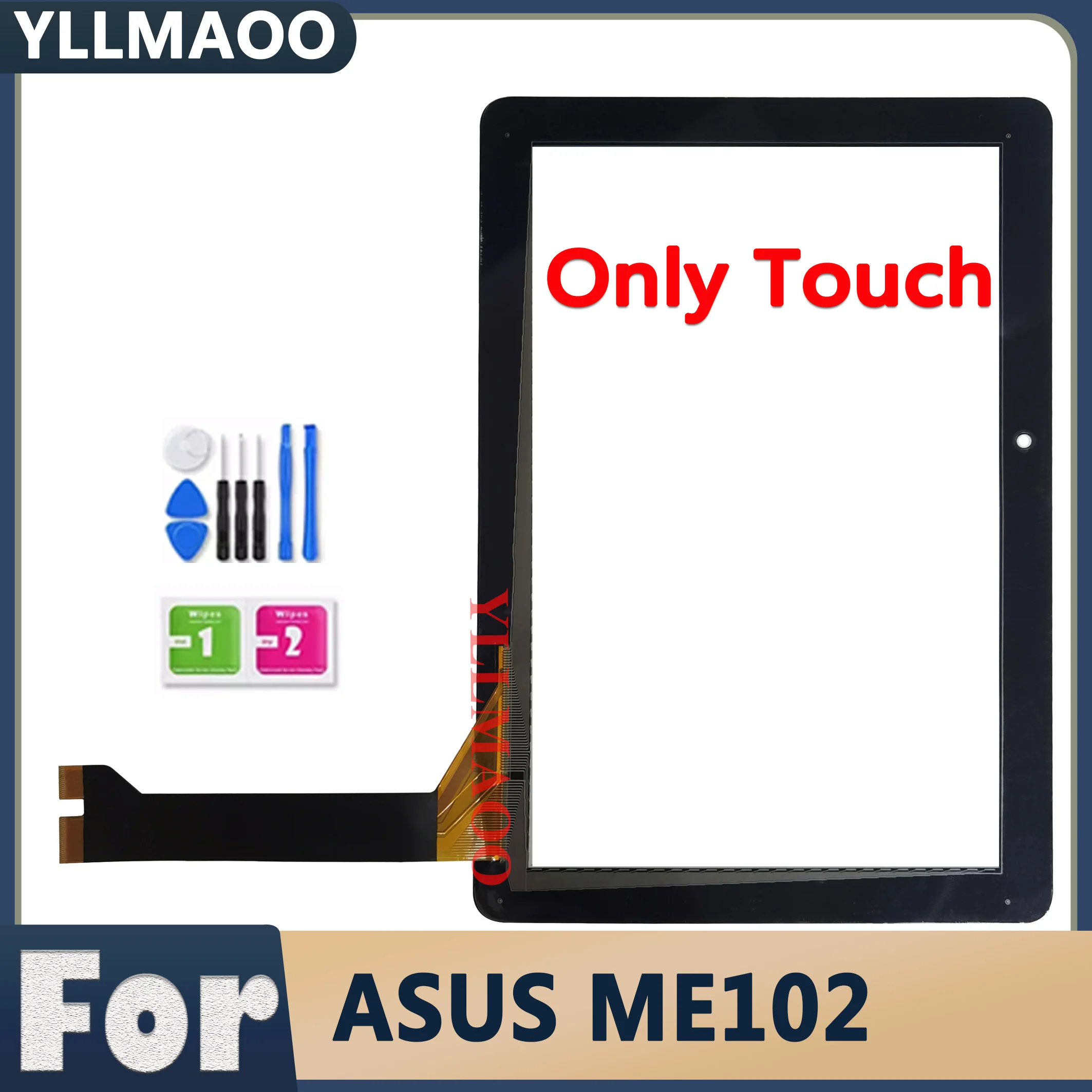 Высококачественный сенсорный экран для Asus MeMo Pad 10 ME102 ME102A V4.0 V3.0 V2.0 V1.0 Переднее стекло с сенсорным экраном Бесплатная доставка 0