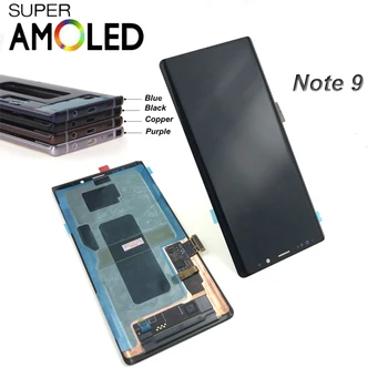 Оригинальная замена SAMSUNG GALAXY Note 9 LCD Note9 ЖК-дисплей N960D N960F ЖК-сенсорный экран с рамкой