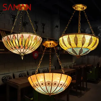 Современный подвесной светильник SAMAN, тайский креативный Простой Декоративный светодиодный подвесной светильник для дома, гостиной, спальни