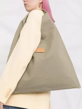 Новая женская холщовая сумка для покупок 2022 года, женская модная нашивка, простые эко-сумки