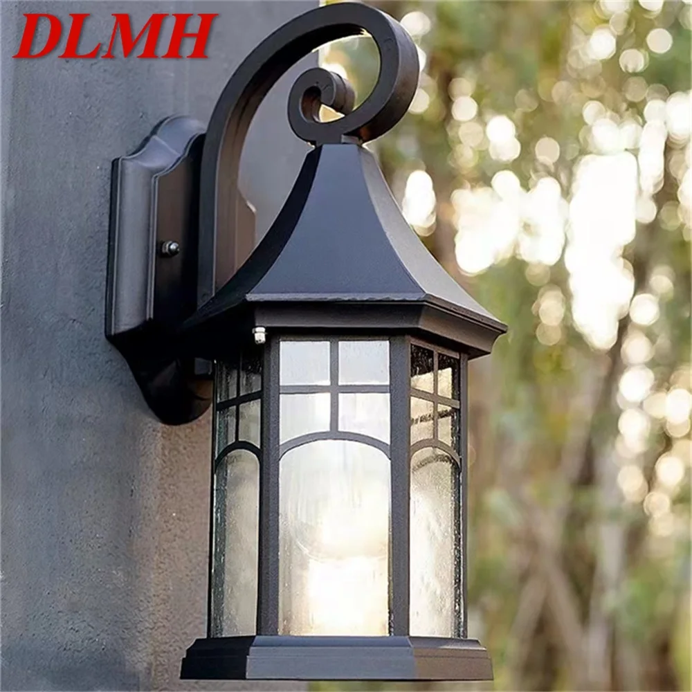 Наружный светильник DLMH Светодиодные бра Настенные светильники Классические водонепроницаемые для оформления балкона в стиле ретро 0