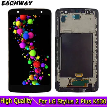 Для LG Stylus 2 Plus ЖК-Дисплей K530 K530Y Дисплей С Сенсорным Экраном Дигитайзер В Сборе Запасные Части Для LG K530 K530F ЖК-Экран