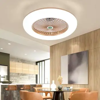 2023 ультратонкий вентилятор лампа невидимый потолочный вентилятор лампа столовая вентилятор лампа спальня лампа современный офис бытовой потолочный светильник