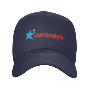 Джинсовая кепка с логотипом Corendon Airlines высшего качества, Бейсболка, Вязаная шапка