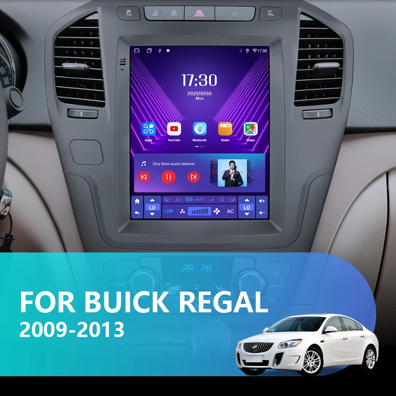 Для Opel Insignia Buick Regal 2009-2013 Автомобильный Радиоприемник 2Din Android 11 Мультимедийный Плеер Carplay Стерео Динамик Аудио Головное Устройство 1