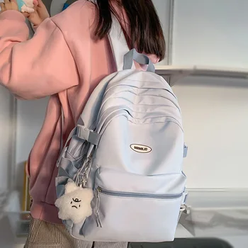 Женский водонепроницаемый студенческий рюкзак, крутая модная женская школьная сумка для ноутбука Kawaii, рюкзак для колледжа для девочек, модная женская дорожная сумка для книг