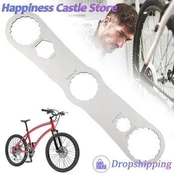 Ключ для ремонта велосипеда, гаечный ключ для велосипеда, портативный гаечный ключ для ремонта велосипеда, прочный легкий лист, многофункциональный инструмент для велосипеда