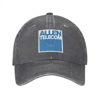 Аллен качественный логотип Телеком моды джинсовая шапка вязаная шляпа бейсболка