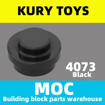 Kury Toys DIY MOC Для 6141/4073 100шт частей строительного блока Для плиты, круглого 1 x 1 Для игрушечного кирпича