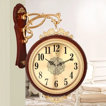 Бесшумные Современные Механические часы, висящие на стене, Скандинавские Декоративные часы, Настенные Цифровые Деревянные часы для дома, Роскошные настенные часы Reloj Pared